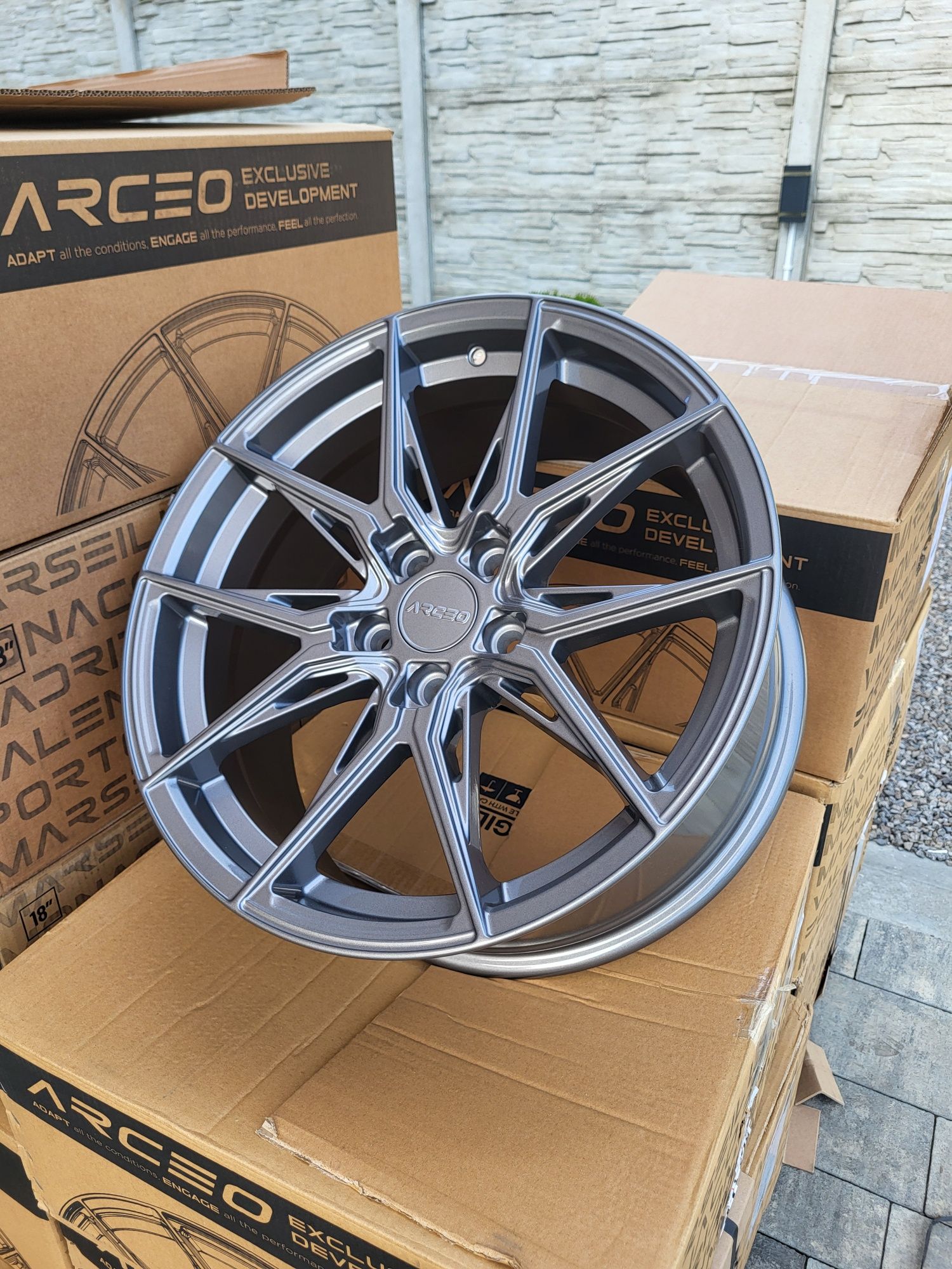 Alufelgi ARCEO 18" 5x112 ET35  Audi A4 B9 B8 A6 C8 C7 C6 Q5 Q3 FV23% !