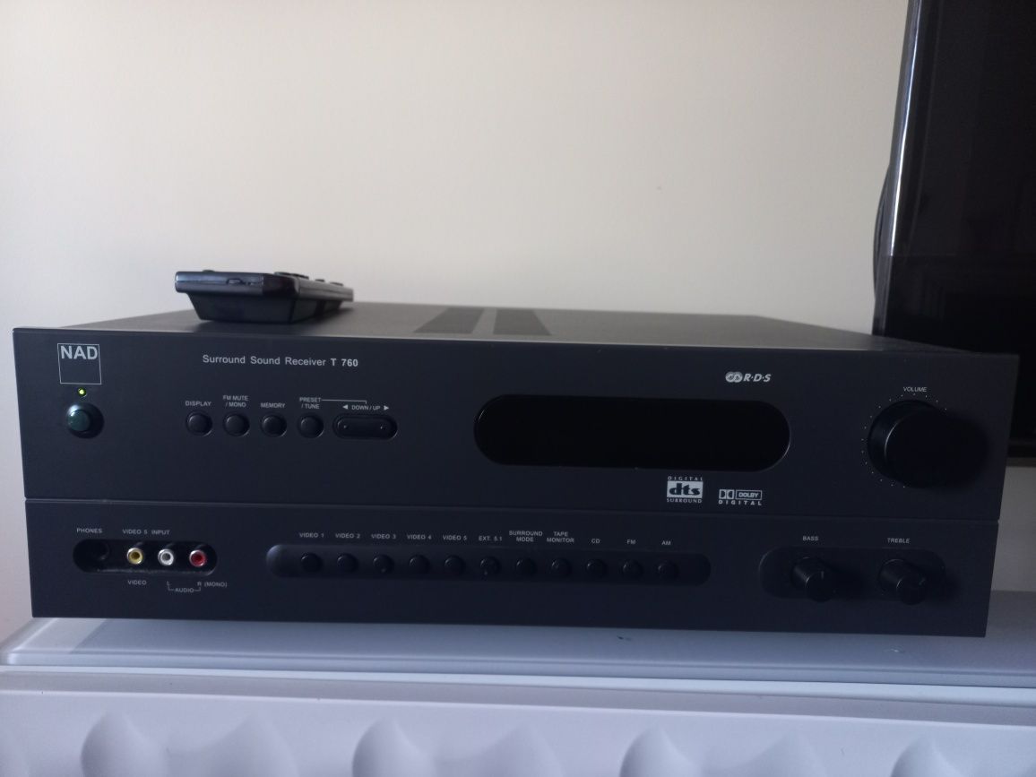 NAD T760 — Receptor AV Hi-Fi / Home Cinema 5.1 | Como Novo