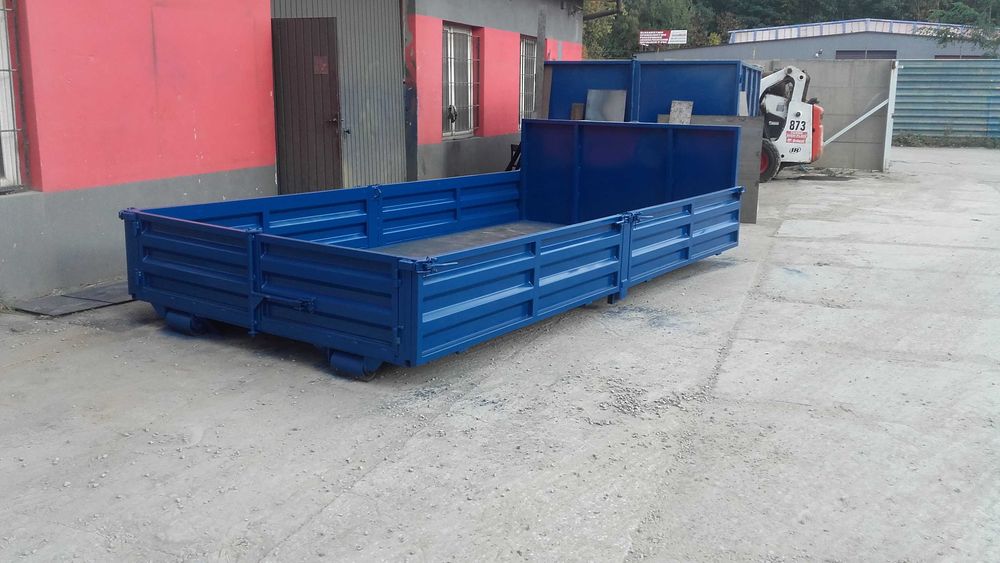 Kontener hakowy bramowy  platforma Kp 7 kp10 kp21 kp36