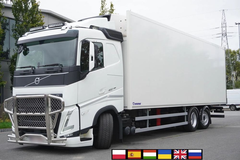 Volvo FH 460 / Chłodnia Krone 23 EPAL! / Carrier Supra 1250 MT Silent / Multitemperatura / oś skrętna  _237715