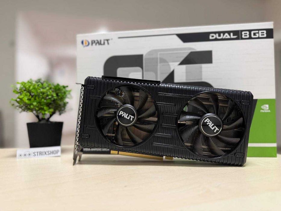 Відеокарта Palit GeForce RTX 3050 Dual Б/в + Гарантія 3 місяці!