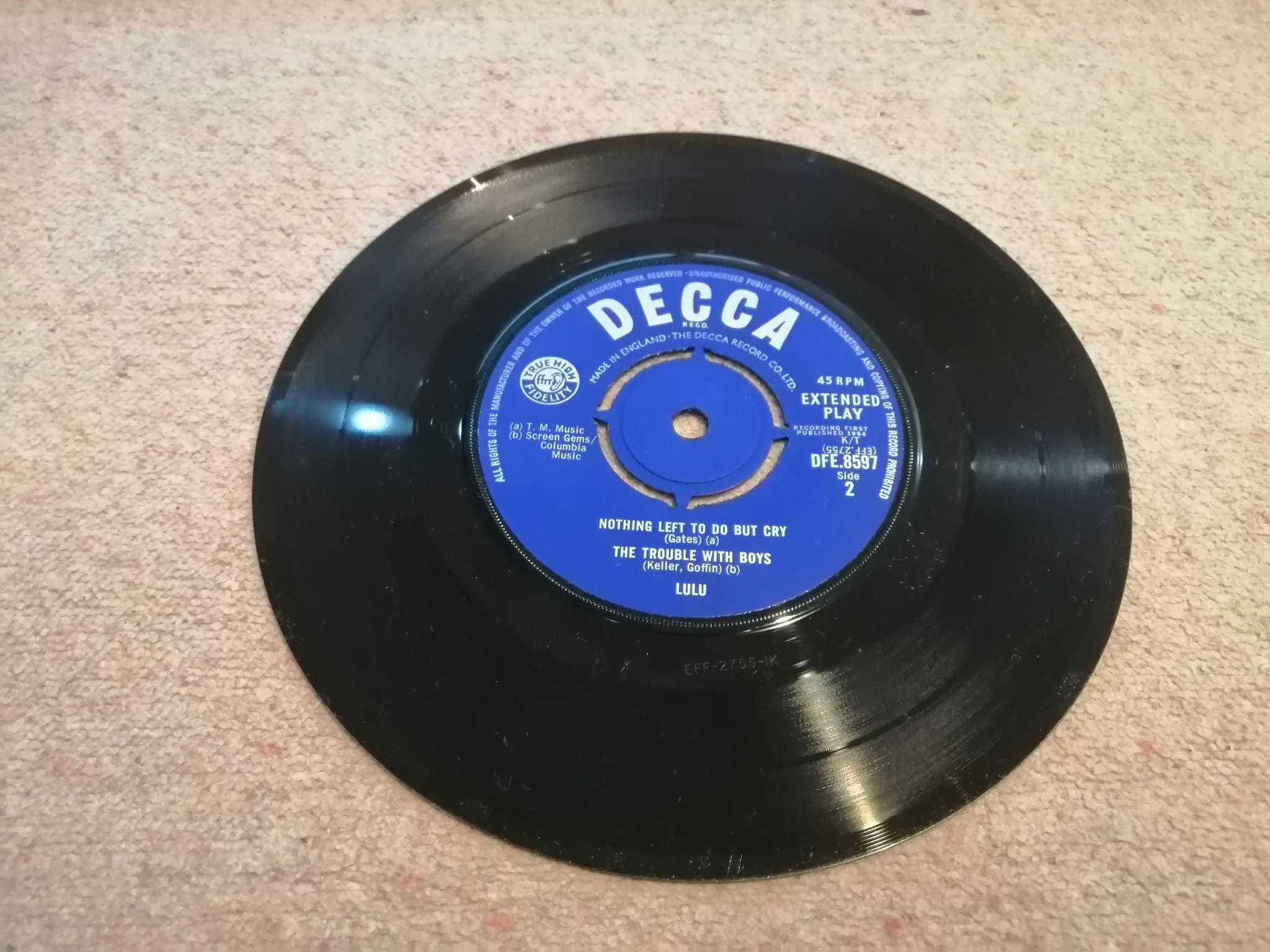 Disco Vinil single, Lulu, Heatwave, What's easy for two is so ., 1964