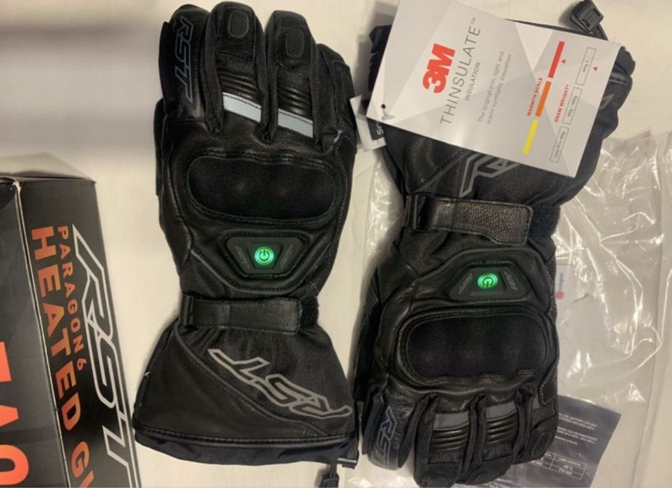 Rekawice motocyklowe grzane RST paragon 6 rozmiar M Ogrzewane, Baterie