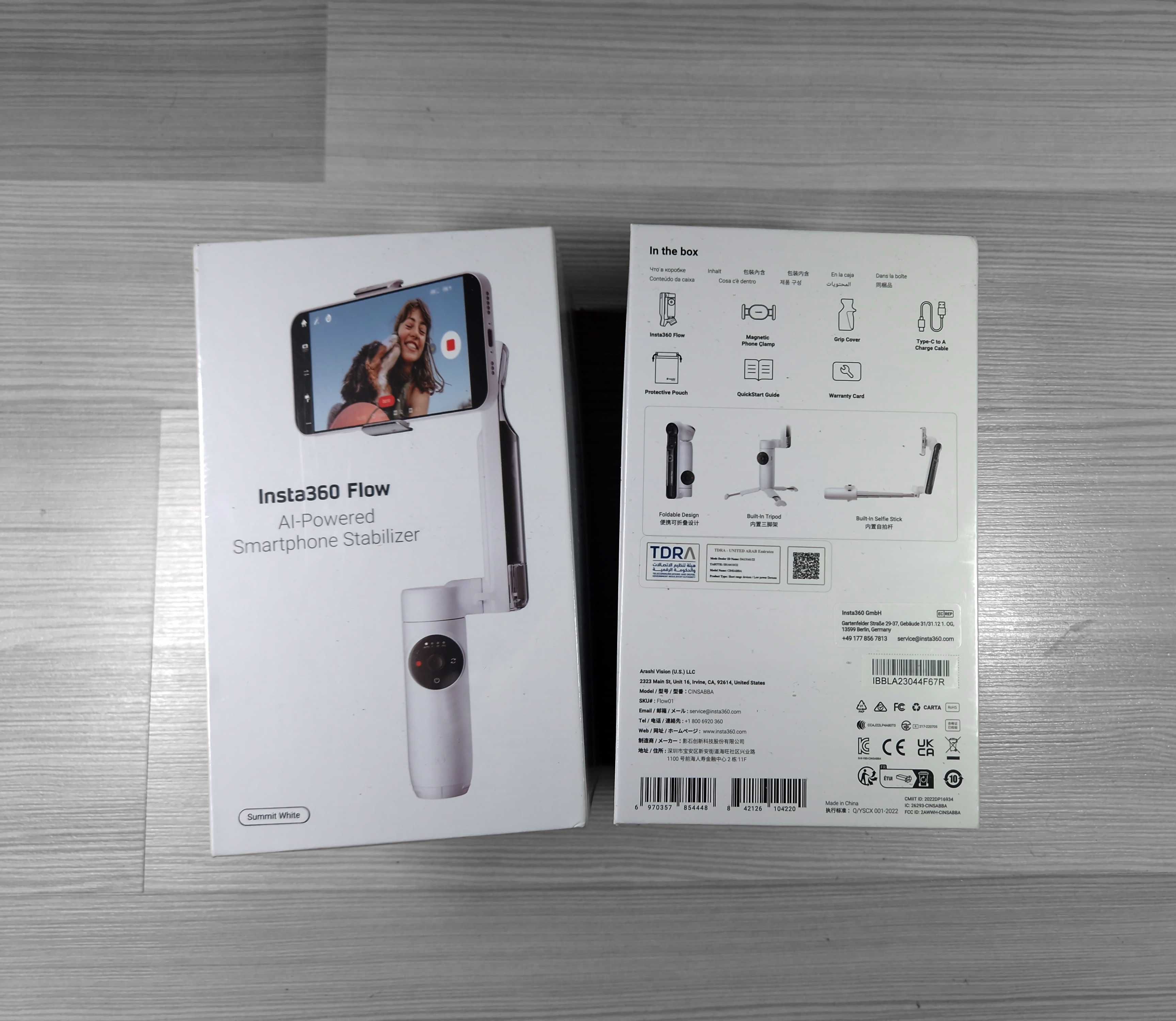 Монопод-стабилизатор Insta360 Flow (Summit White)