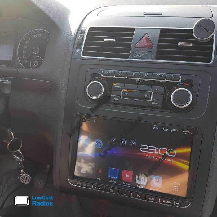 Auto Rádio GPS Android 13 • VW • SKODA • SEAT - Multimédia - 9 Poleg.