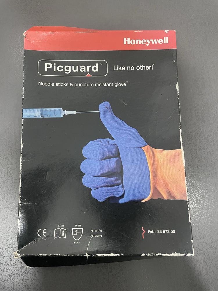 Luva anti picada agulha honeywell picguard