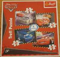 Puzzle CARS 4w1 35+48+54+70 el. TREFL