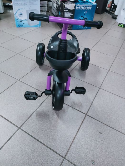 Dziecięcy Rower trójkołowy Kriddo fioletowy 

Trójkołowiec dla dzieci