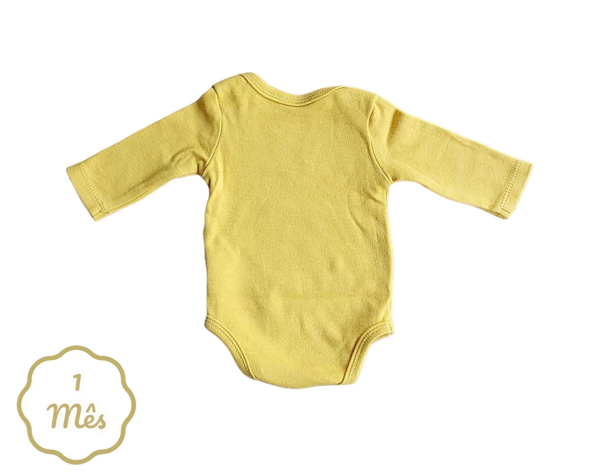 Body Amarelo Torrado In Extenso 1 mês