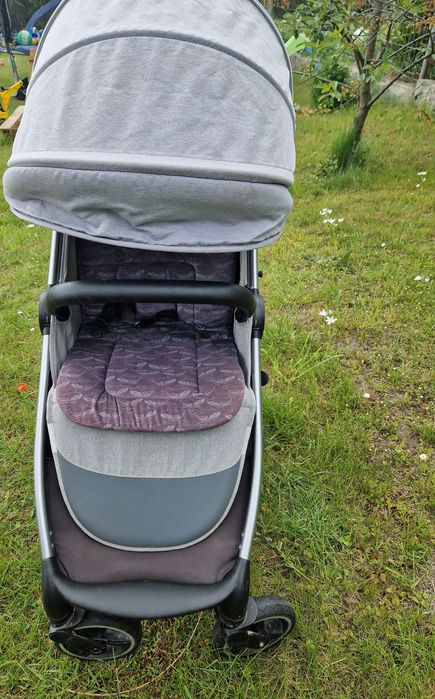 Wózek Baby Design Wave Silver Gray 107 Spacerowy