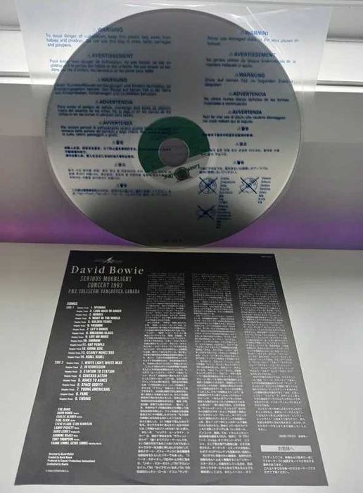 Laserdisc Laser Disc Pack 2 David Bowie