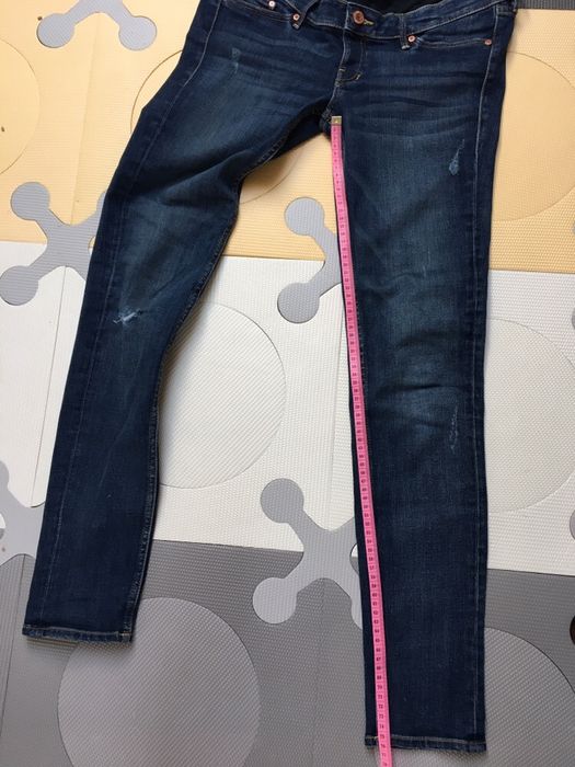 Spodnie ciążowe h&m mama 36 s jeansowe jak nowe
