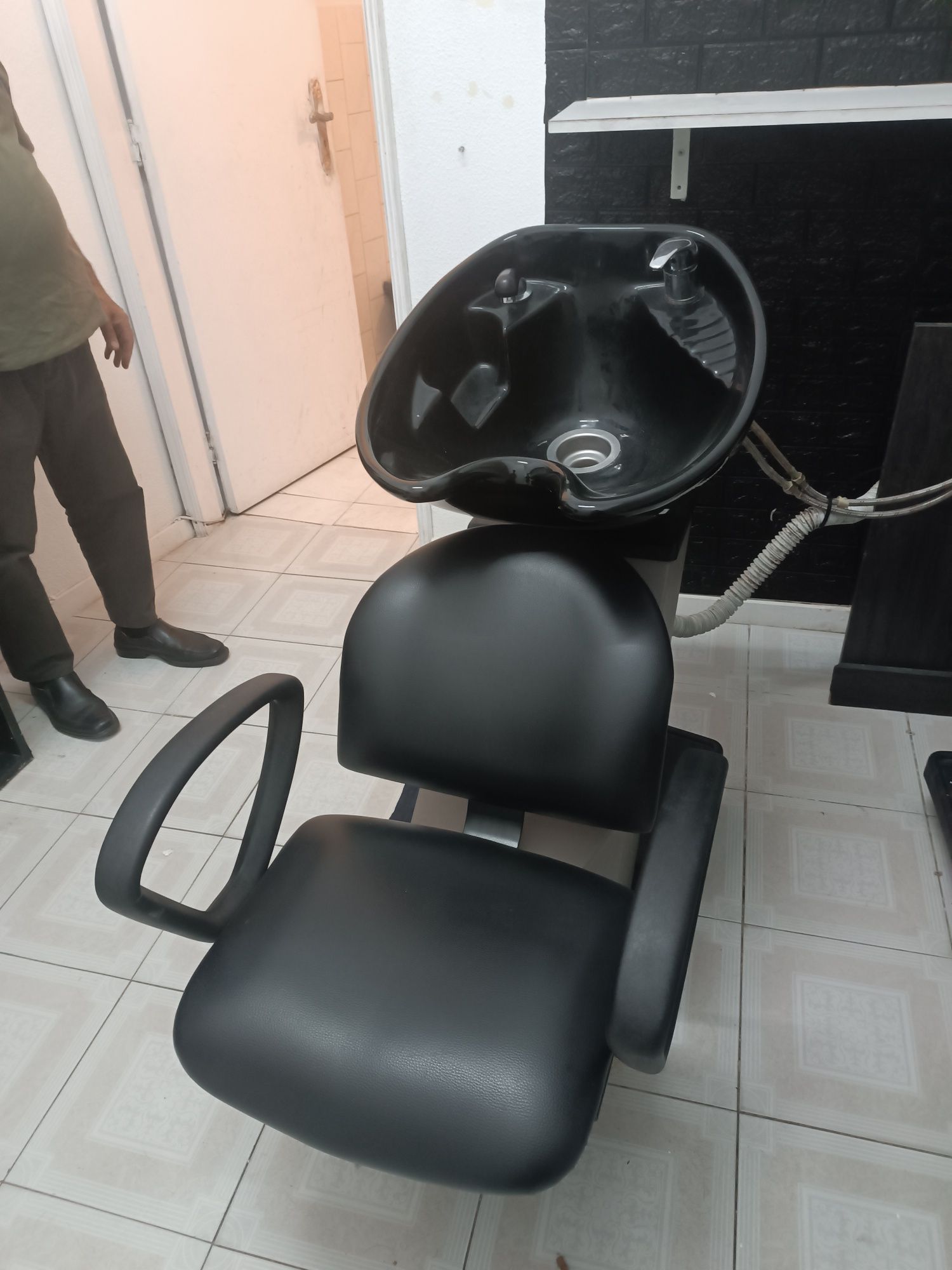 Rampa de lavar cabelo - cadeira cabeleireiro