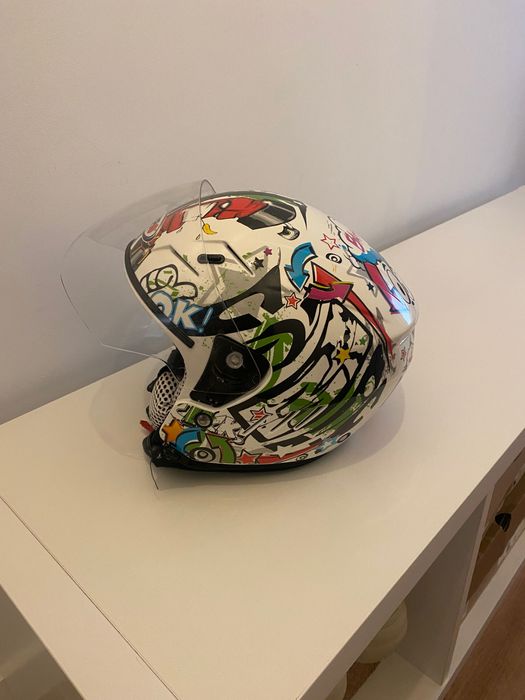 Capacete aberto Shiro como novo