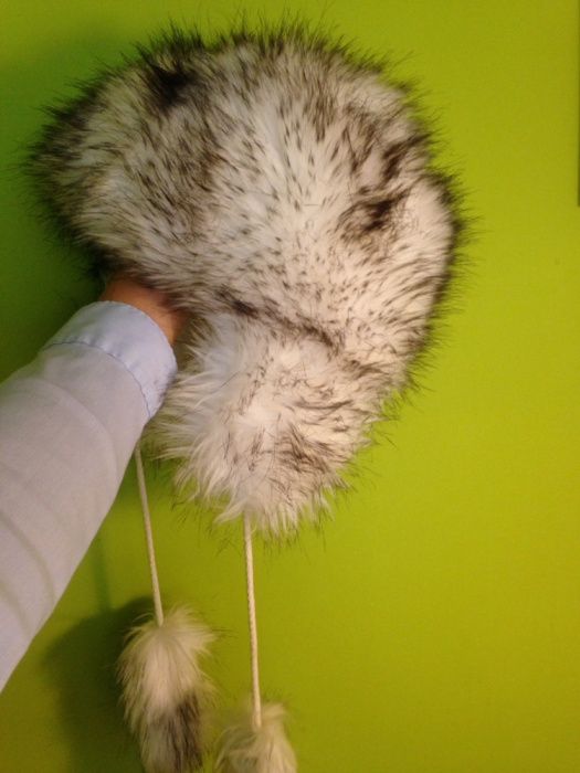 Czapka futrzak stan jak idealny