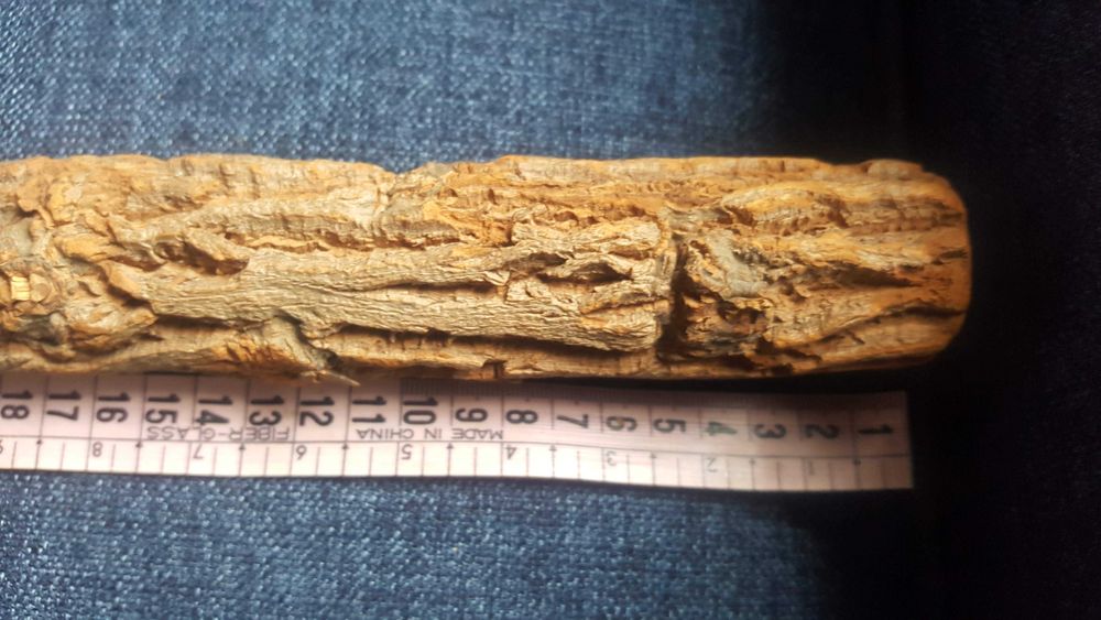 Lápis grande decorativo, artesanato Brasil, tronco madeira e grafite