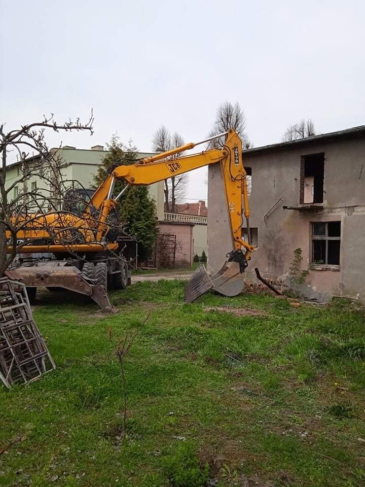 Rozbiórka rozbiórki budynków wyburzenia budynków wywóz gruzu