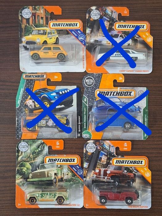 Машинки Matchbox Матчбокс