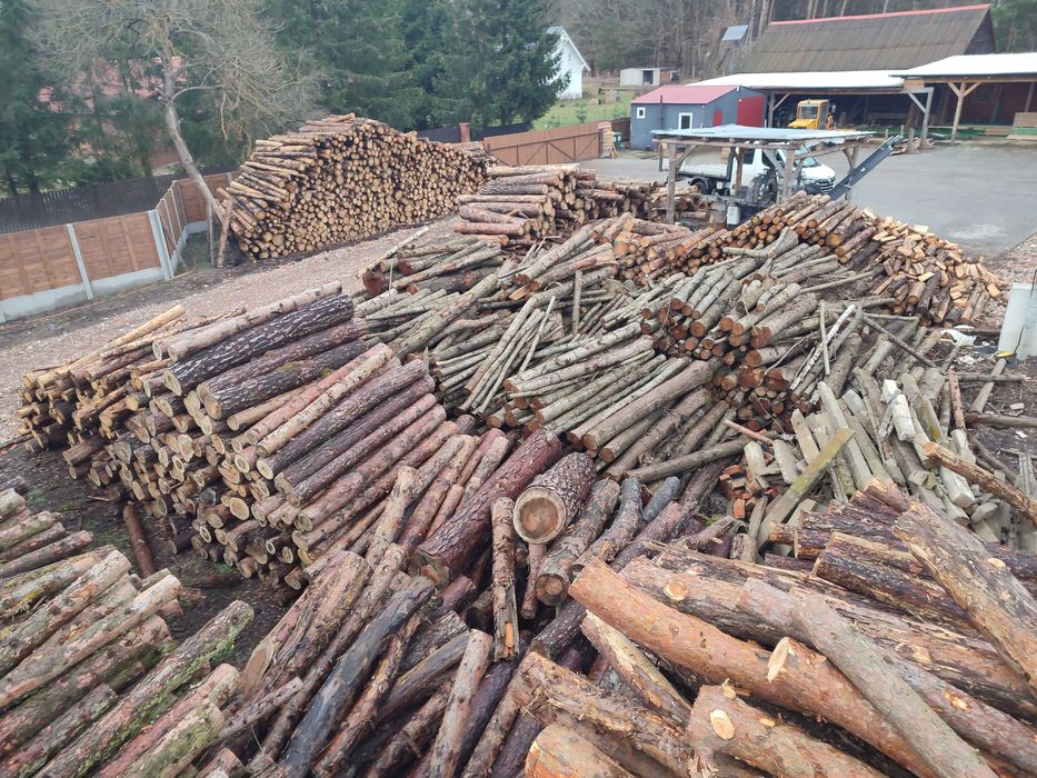 Sezonowane drewno kominkowe brzoza suche