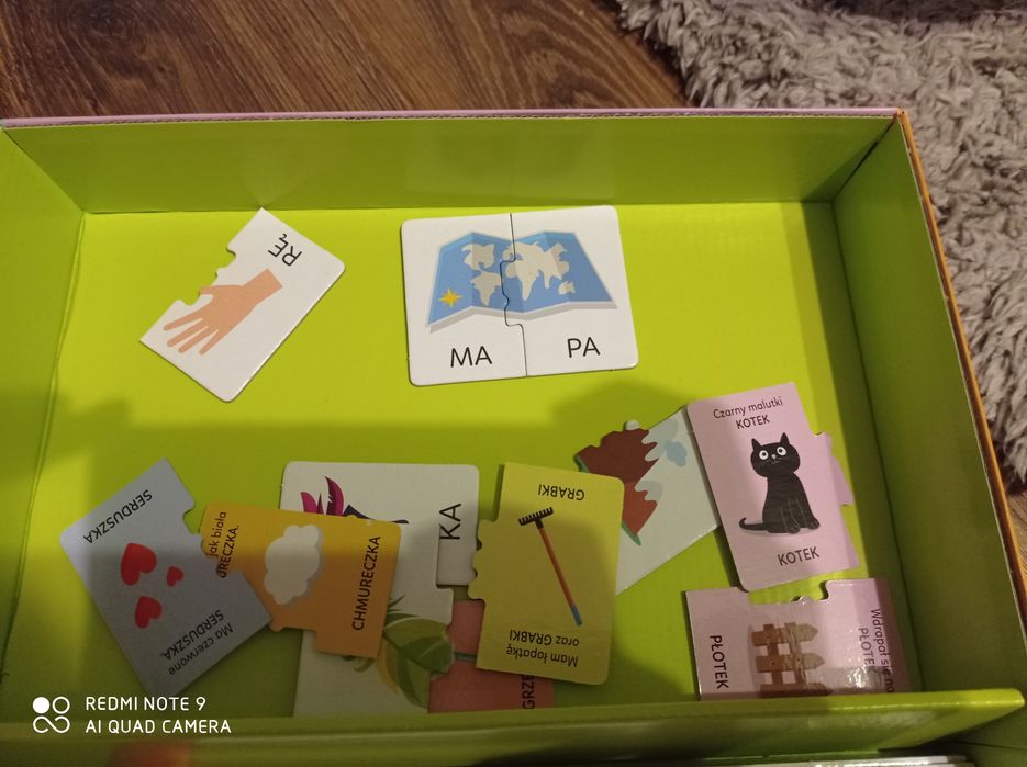 Gra nauki czytania zabawa w czytanie