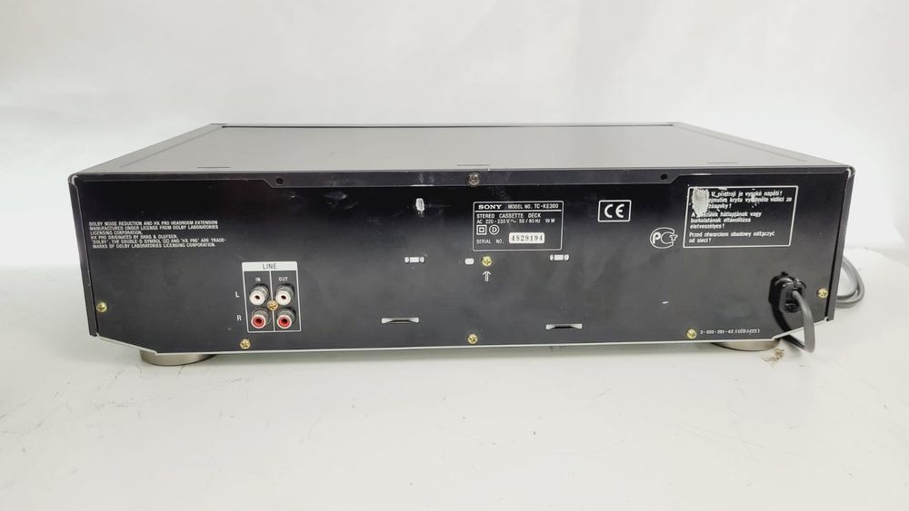 Magnetofon SONY TC KE300 deck kaseta 2 głowicowy Dolby B C HX PRO