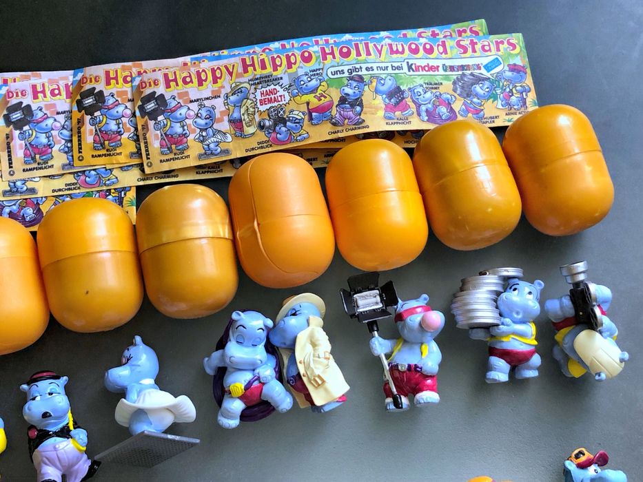 40 шт Kinder Surprise (Ferrero) 1992-1997: Бегемотики, пташки та інші