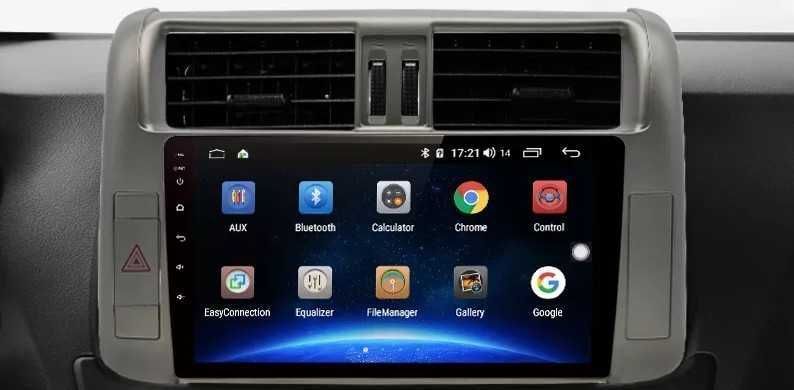 Auto Radio Toyota Prado Android 2Din Ano 2009 até 2013