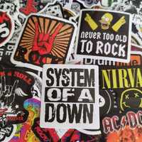 55 Autocolantes Adesivos Stickers Rock