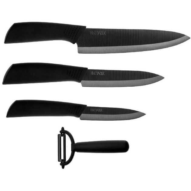 Набір кухонних ножів Xiaomi HuoHou Ceramic Kitchen Knife (HU0010) 4шт.