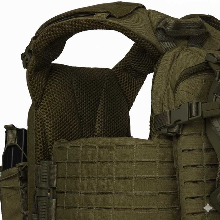 Плитоноска Warmor Gen.5 (Олива) + 3 універсальні підсумка під магазини