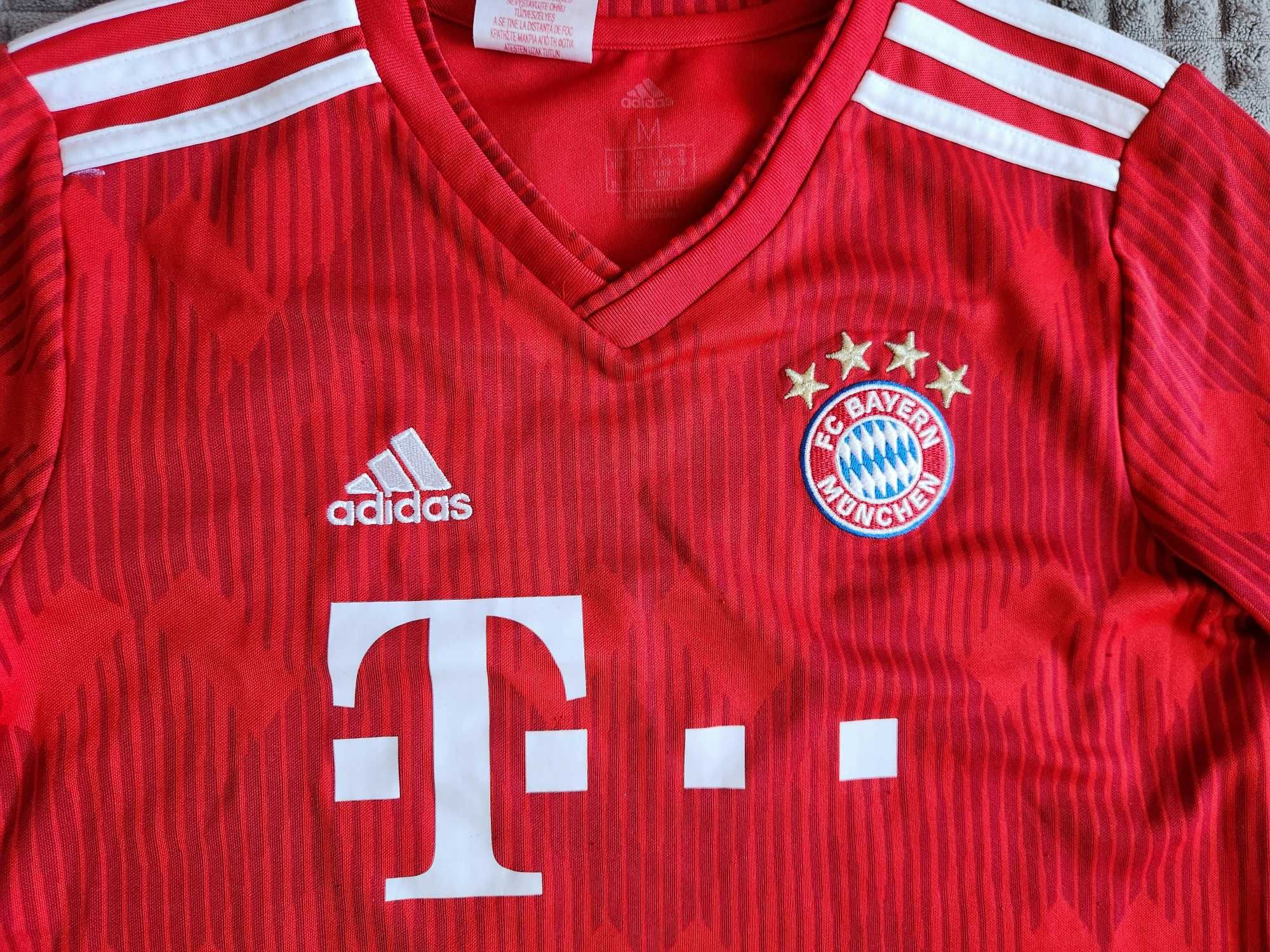 Bayern Monachium Koszulka Piłkarska Czerwona 2018/2019 Domowa Adidas