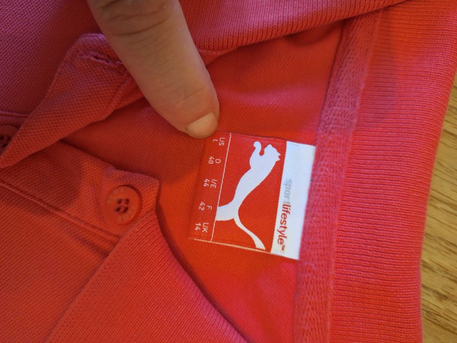 PUMA bluzka polo różowa roz 40