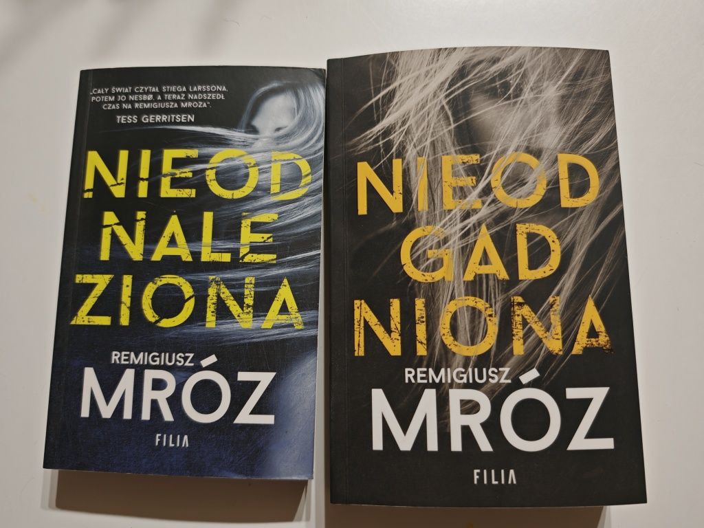 Remigiusz Mróz seria nieodnaleziona nieodgadniona