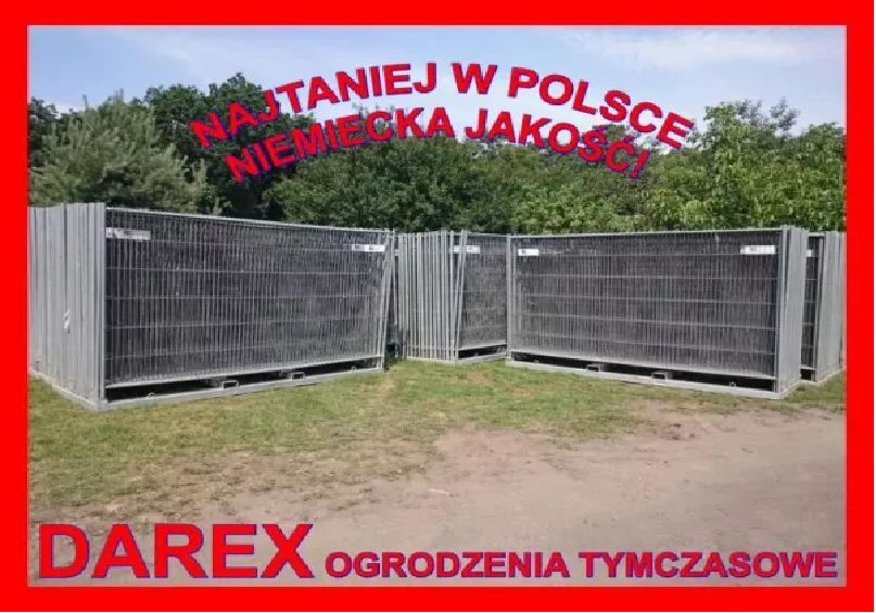 Ogrodzenie Tymczasowe Budowlane Przęsło Ażurowe Ocynkowane