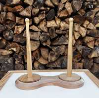 Тримач для пряжі дерев'яний подвійний