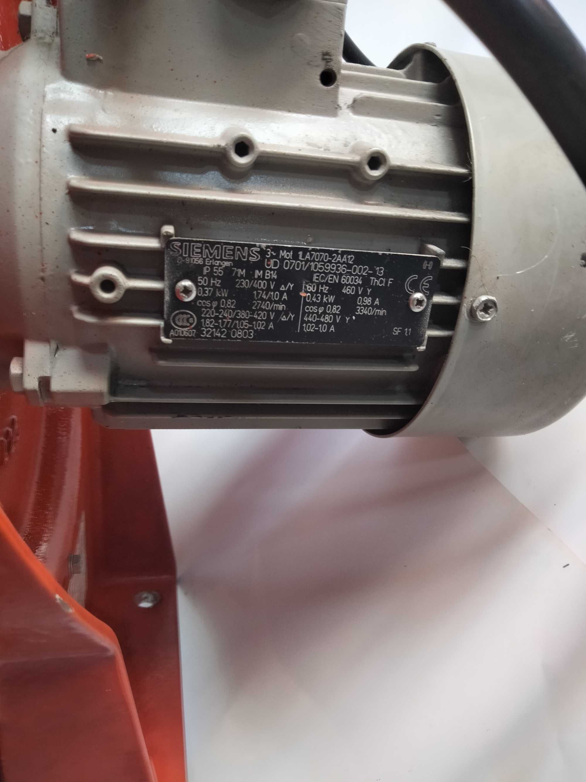 Siemens 1LA7070-2AA12 Ac Motor+ Turbo Wurth