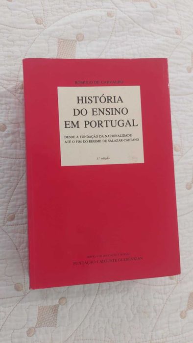 livro História do ensino em Portugal