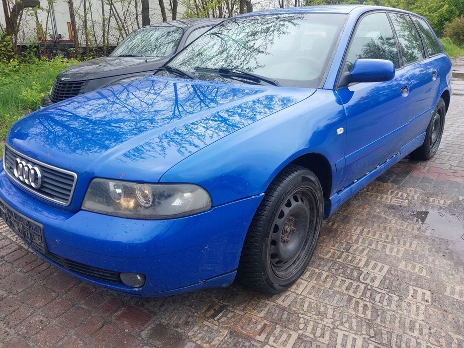 Audi A4 B5 FL Lift Avant Kombi silnik 1.8 AVV 125 KM skrzynia biegów DWA maska zderzak klapa drzwi lusterko błotnik spojler LZ5M blenda mikrostyk szyba felgi pompa sprężarka klimatyzacji przewód panel mechanizm sterownik S4 panel klimatyzacji grzane fotel