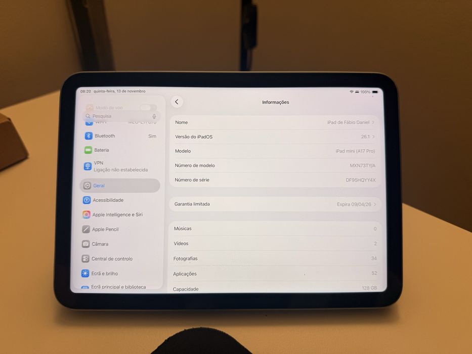 Ipad mini 7 (a17 pro)
