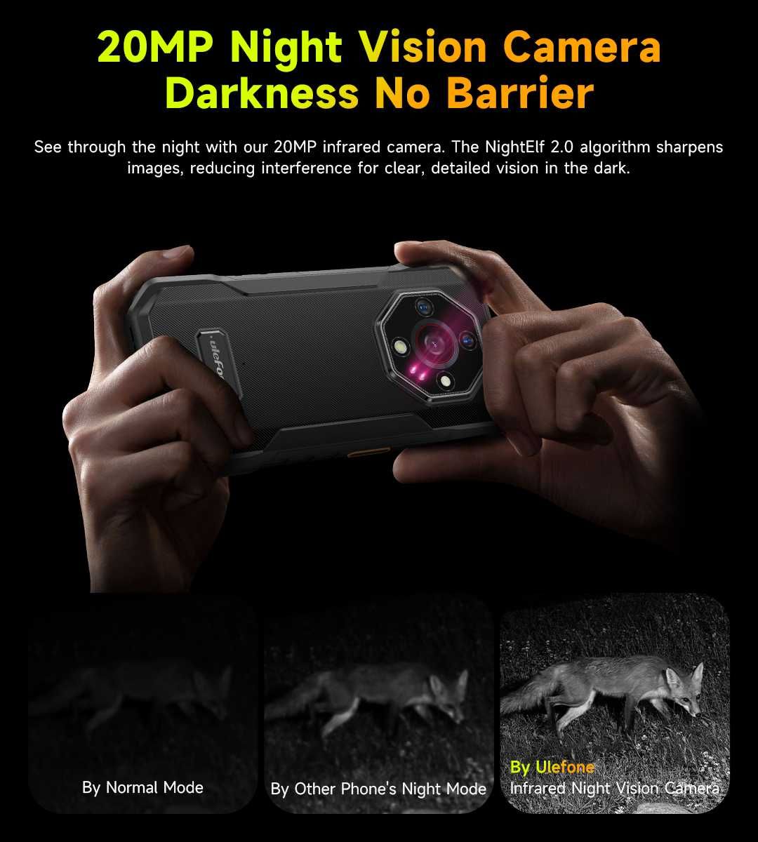 UleFone Armor X32, 12/128Gb, 48/20NV/16Mp 5500мАч 5,65" фонарь 120 люм