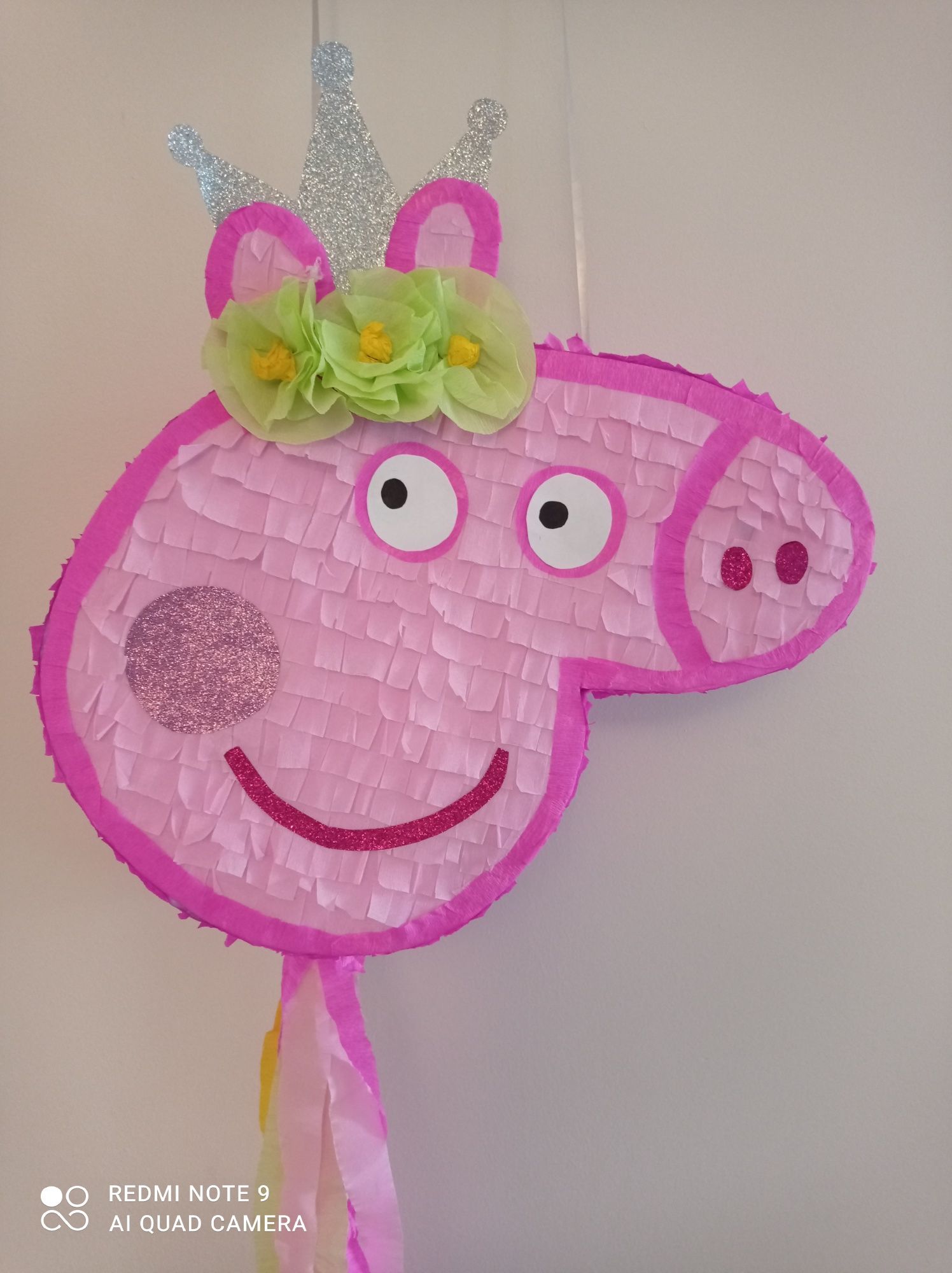 Świnka Peppa urodziny piniata dekoracja personalizacja