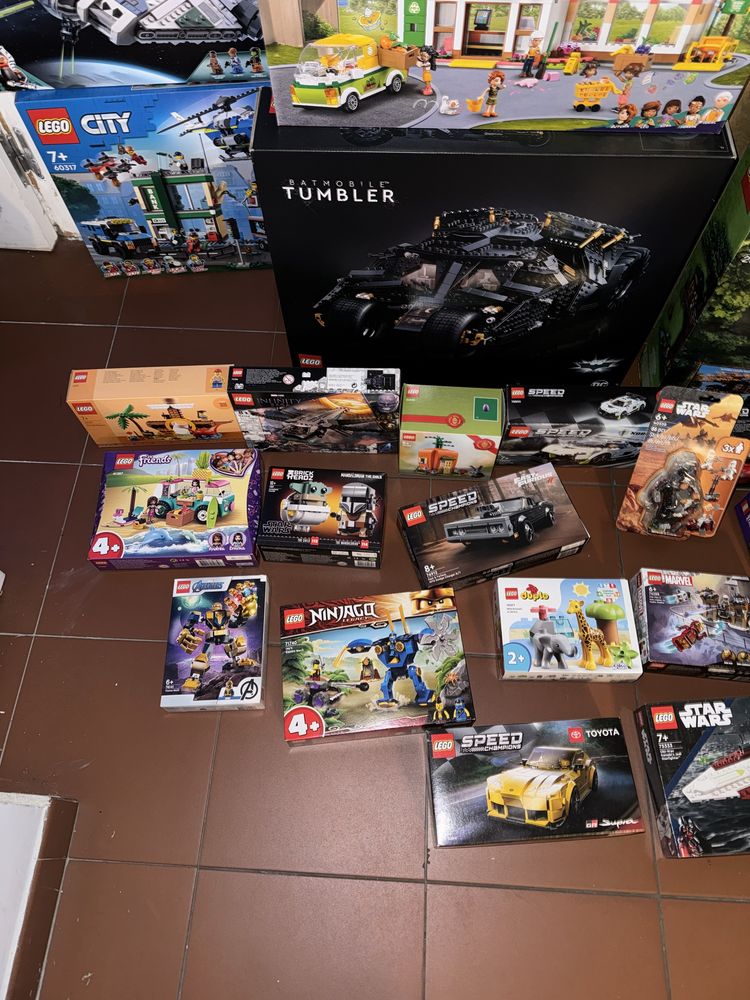 Lego MEGA haul de sets descontinuados, novos a excelentes precos
