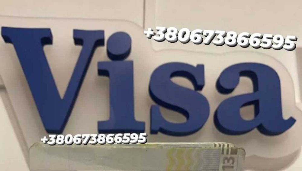 Польська робоча, навчальна віза. Віза в Канаду, Британію. Вклейка візи