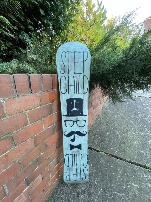Snowboard Stepchild Mustache Rider