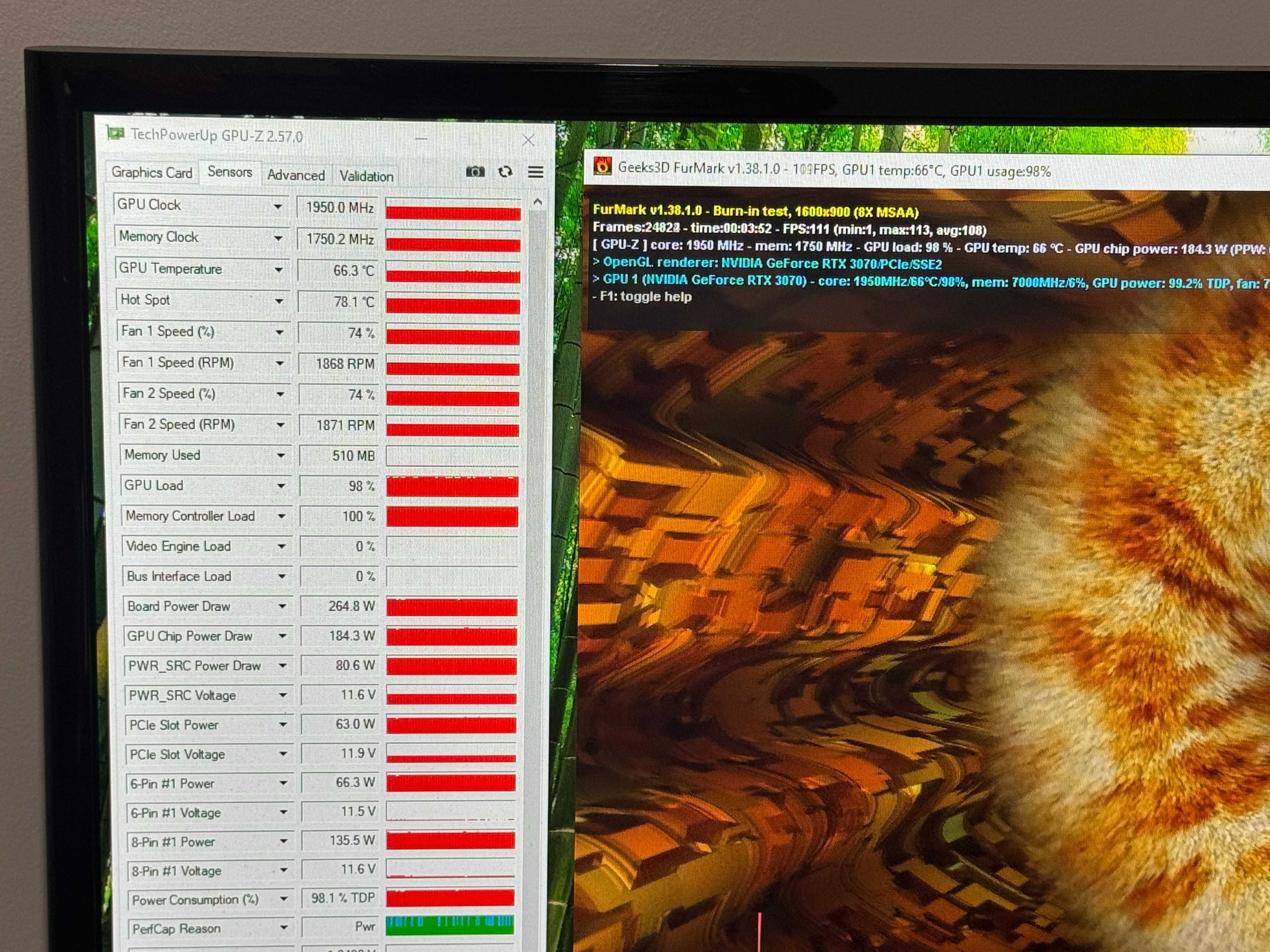Karta graficzna Gigabyte GeForce RTX 3070 GAMING OC 8GB GDDR6 LED RGB