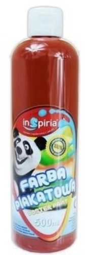 Farba plakatowa brązowa 500ml