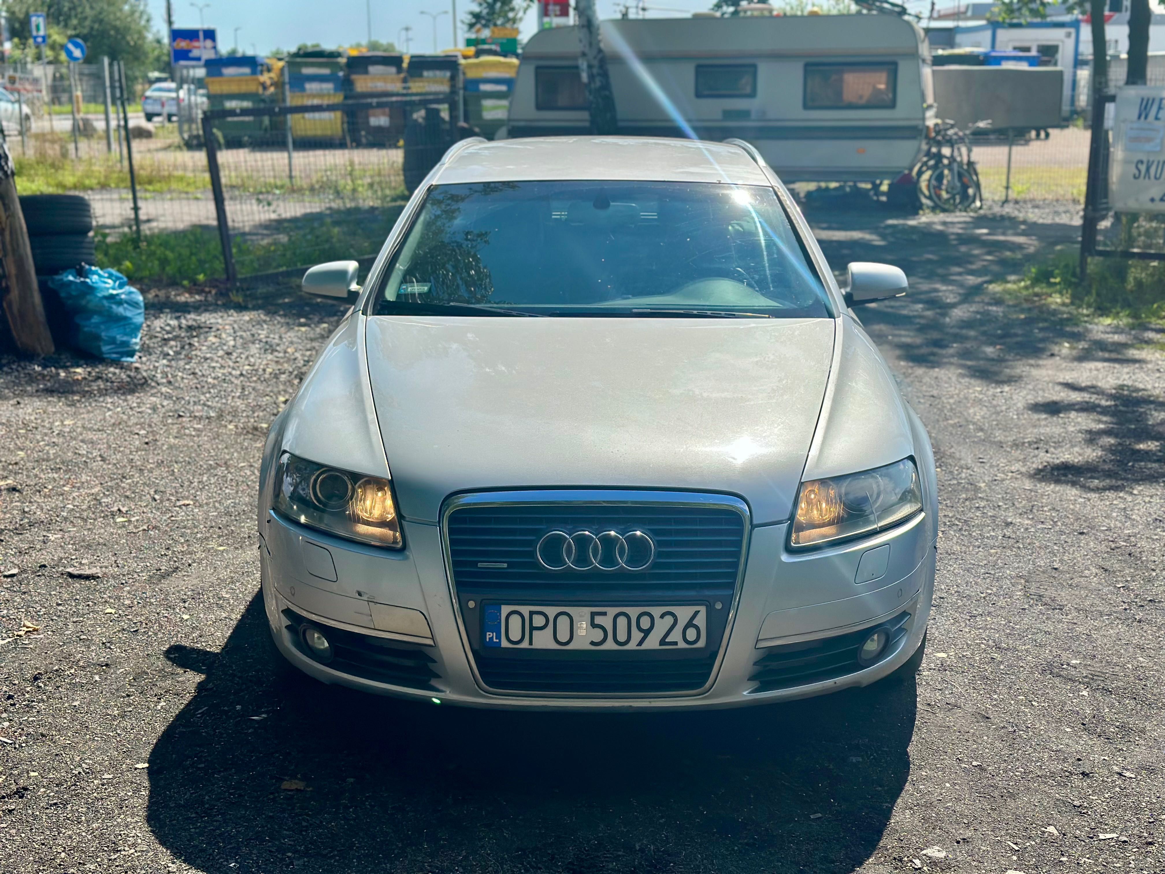 Audi A6C6 3.0TDi Quattro Automat 2005r, DVD Monitory Xenon Felga