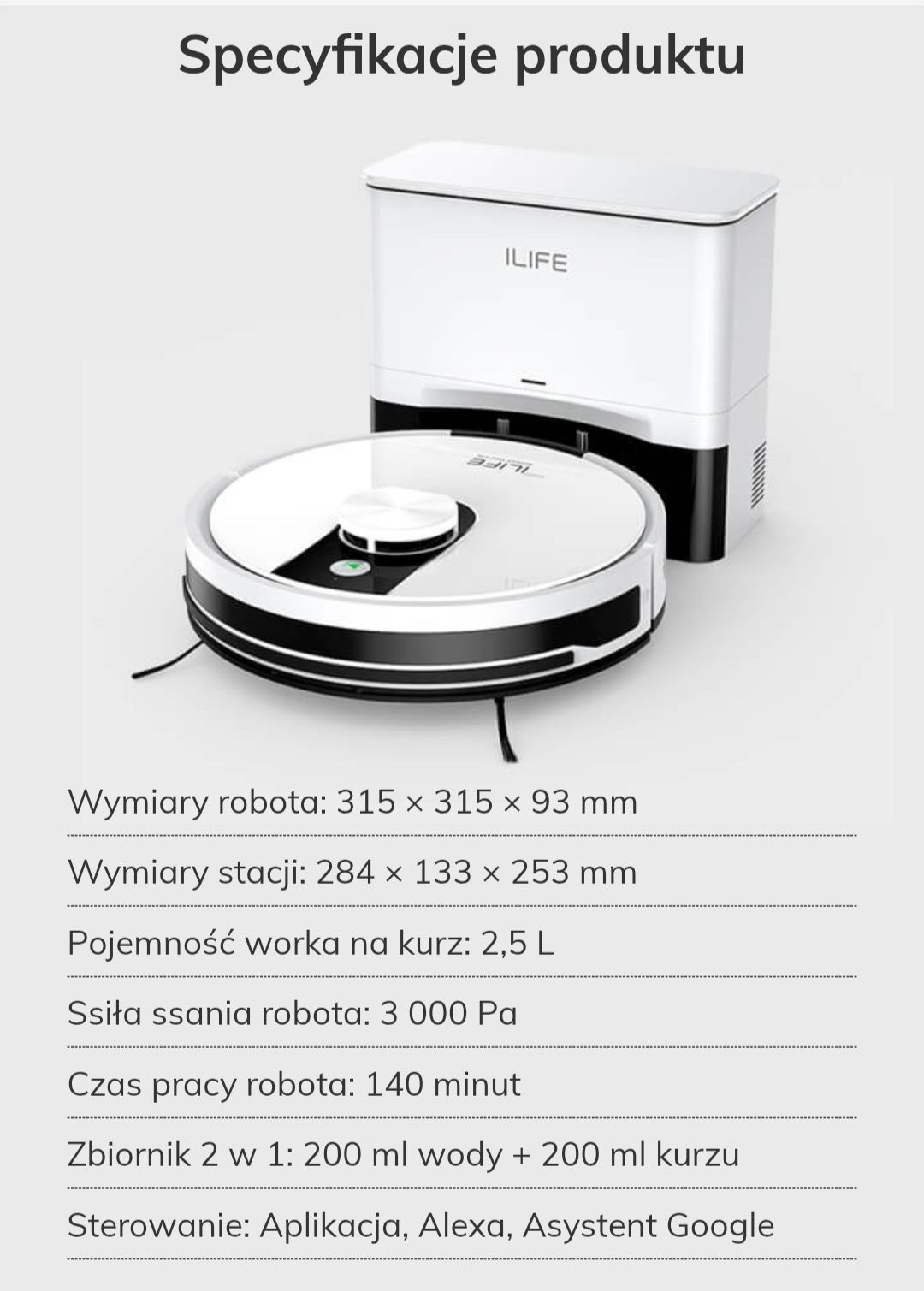 Robot sprzątający ILIFE A12 PRO