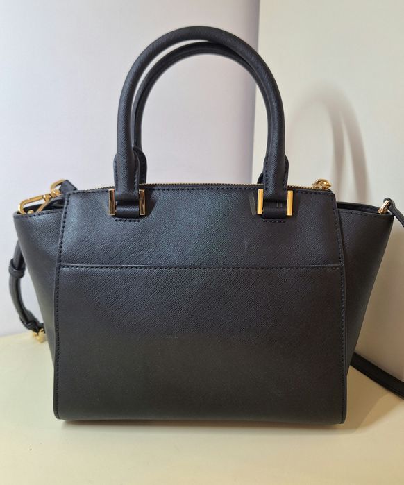 Сумка сетчел Michael Kors Hudson medium тоут крос боді натуральна шкір
