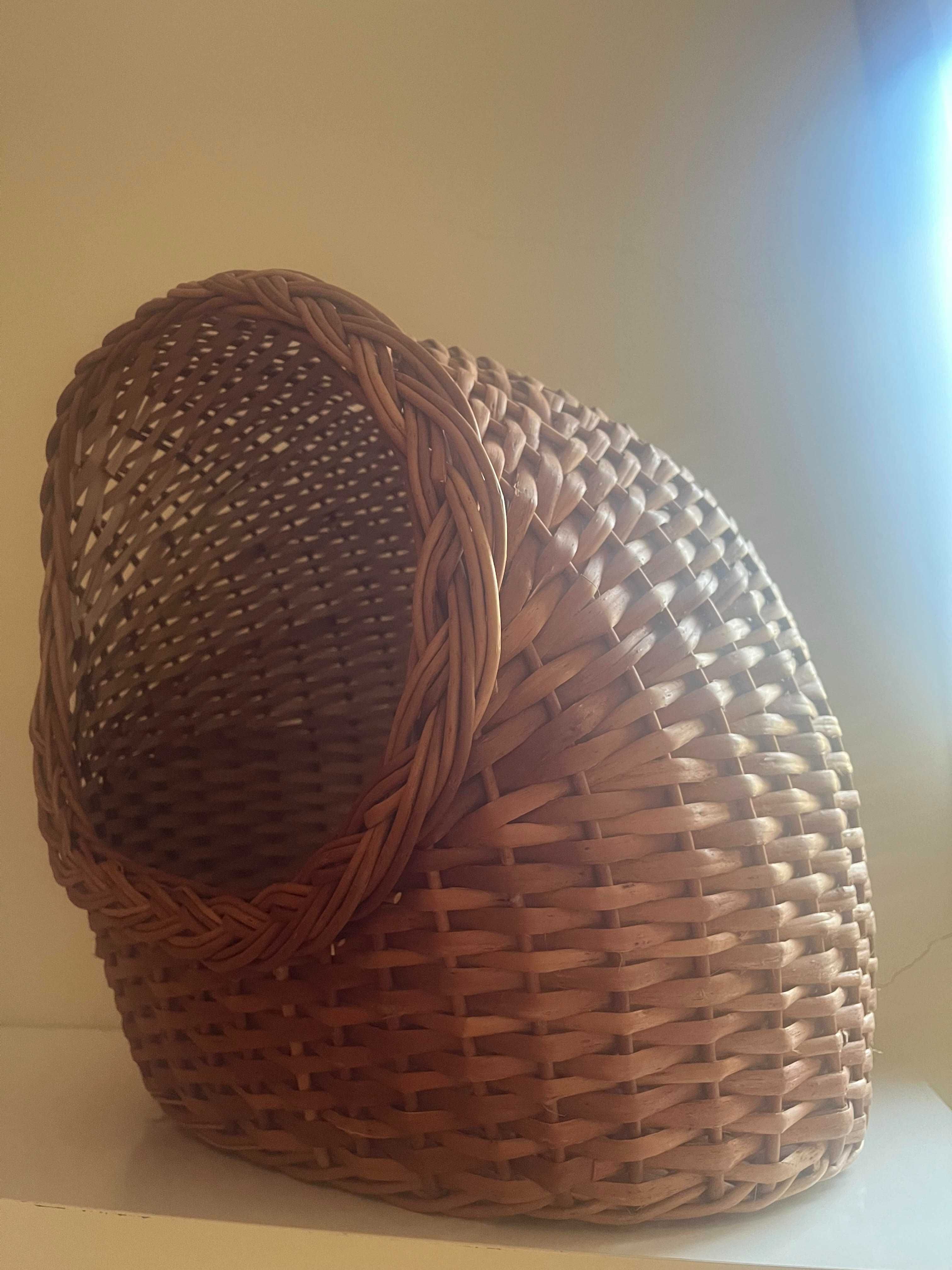 Cesta de Gato em vime